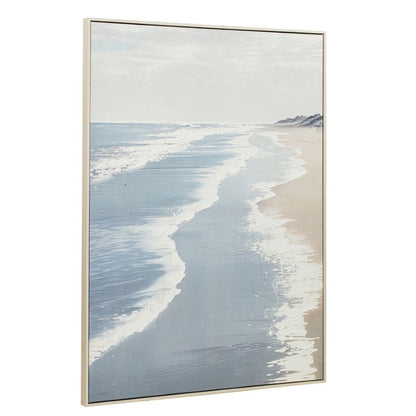 Tavla Home ESPRIT Blå Turkos Hav och ocean Med relief 90 x 2,5 x 120 cm (2 antal) finns hos Nordekko