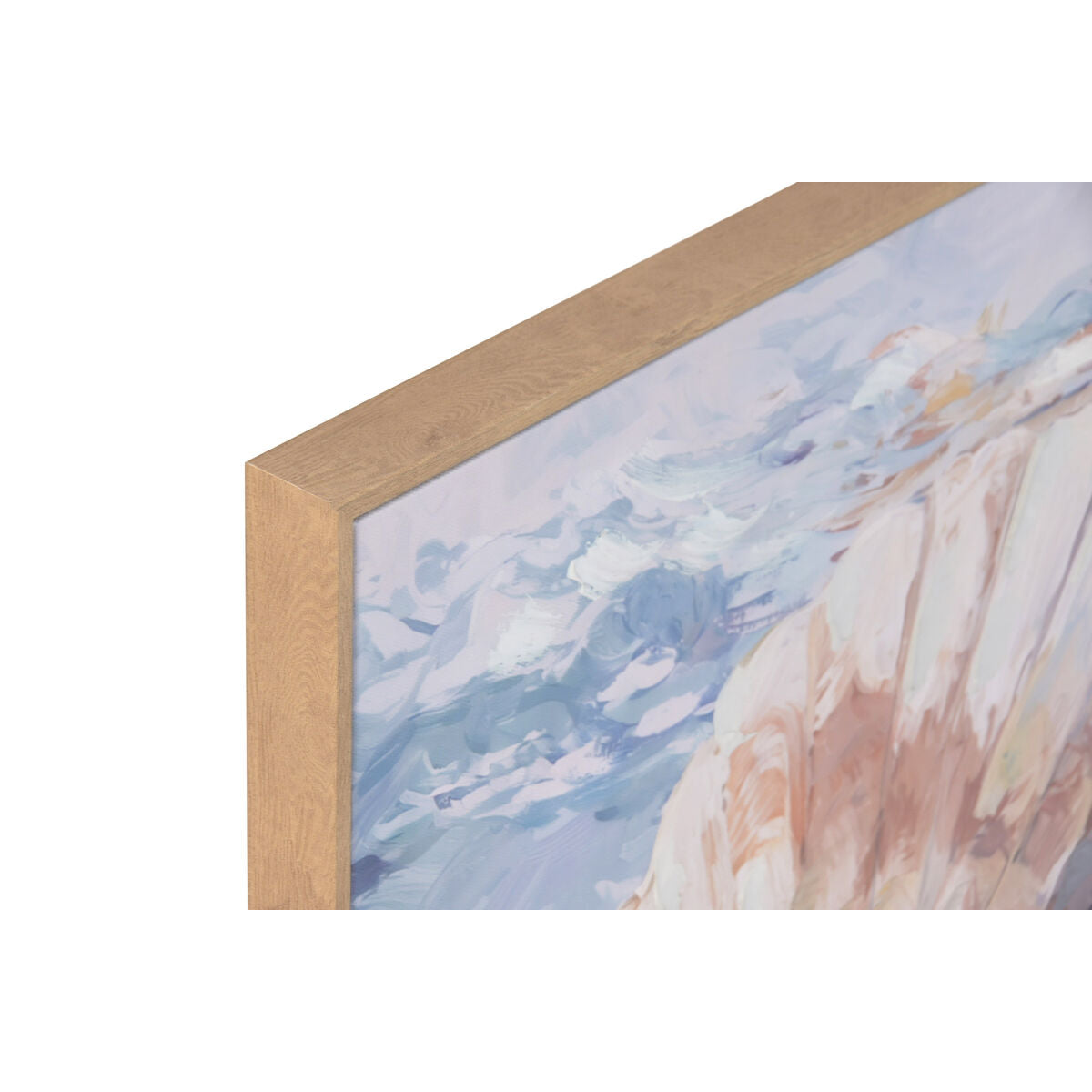 Tavla Home ESPRIT Blå Beige Medelhavs Med relief 50 x 2,5 x 50 cm (3 antal) finns hos Nordekko
