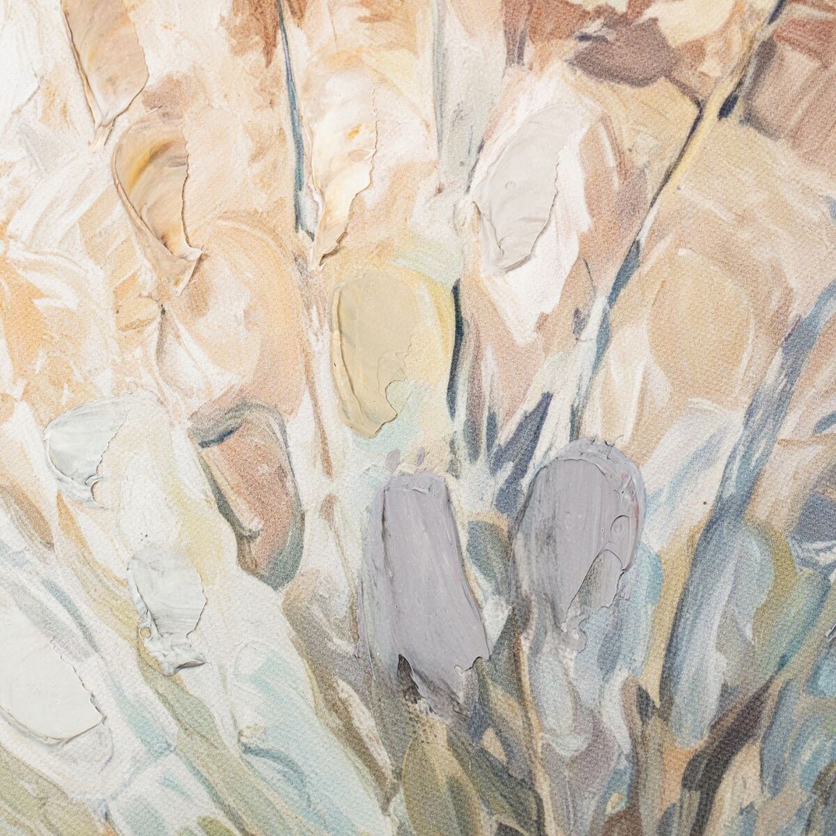 Tavla Home ESPRIT Blå Beige Medelhavs Med relief 50 x 2,5 x 50 cm (3 antal) finns hos Nordekko