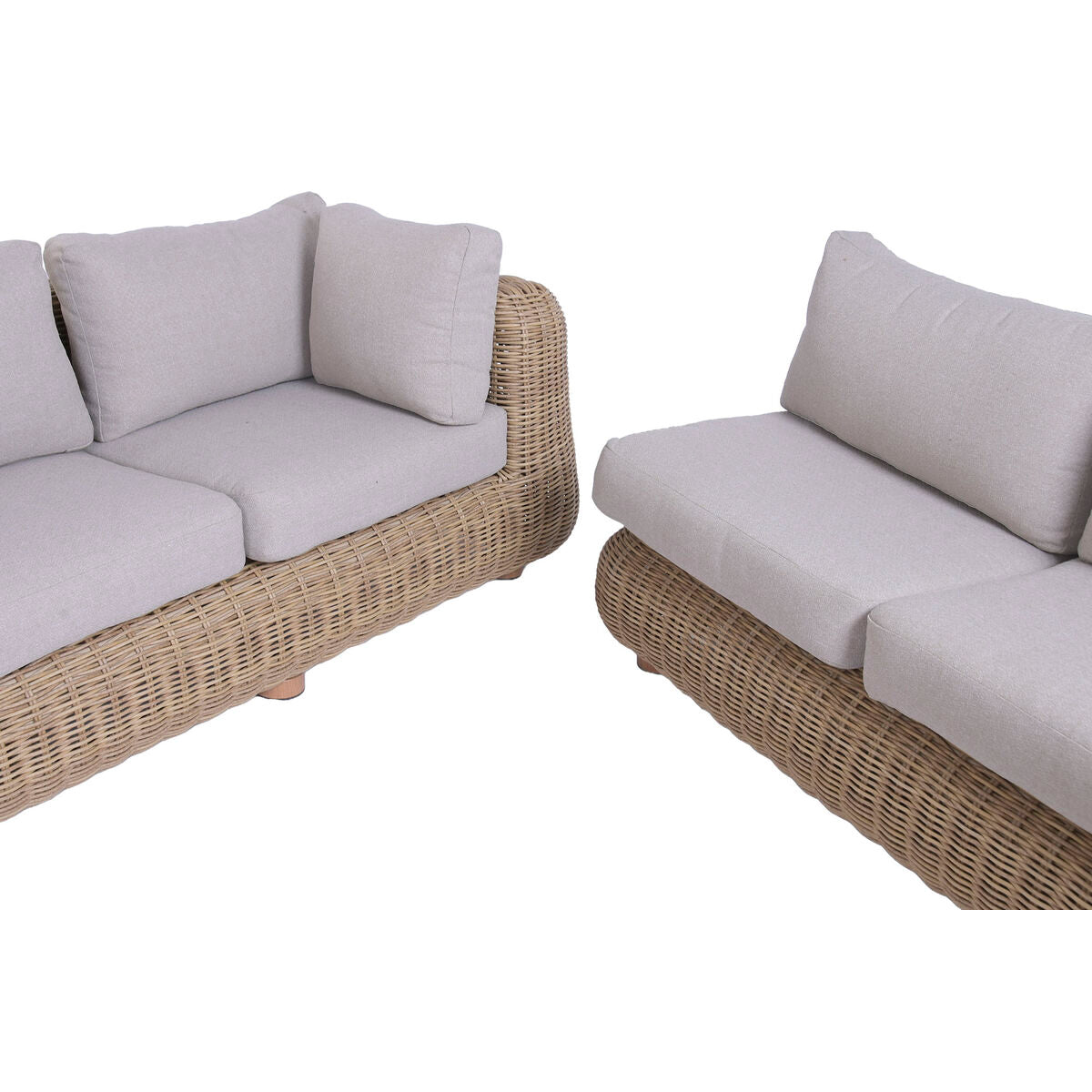 Trädgårdssoffa Home ESPRIT Brun Grå 243 X 259 X 69 CM finns hos Nordekko
