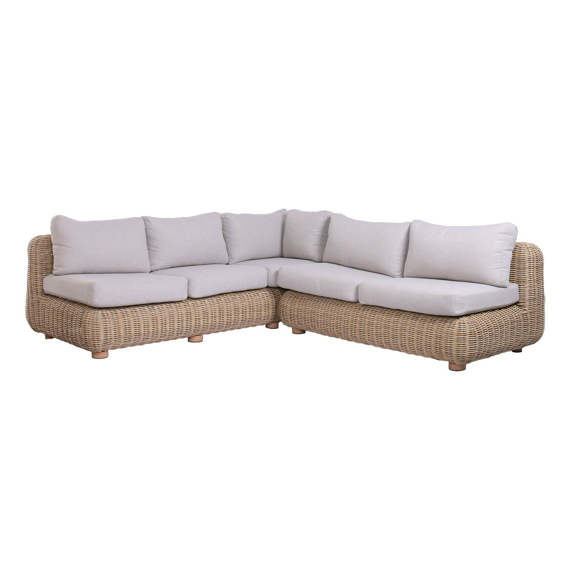 Trädgårdssoffa Home ESPRIT Brun Grå 243 X 259 X 69 CM finns hos Nordekko