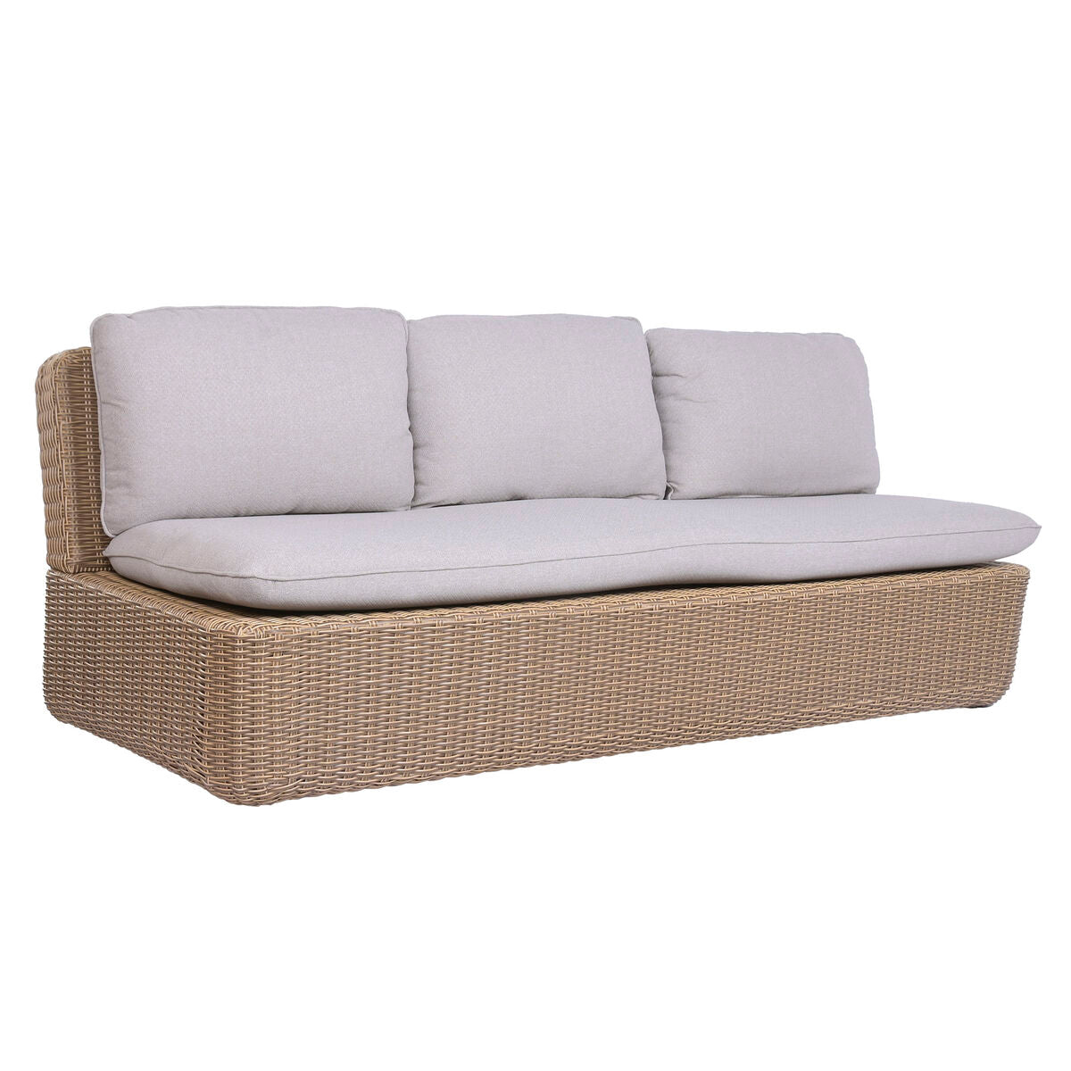 Trädgårdssoffa Home ESPRIT Brun Ljusbrun 215 X 90 X 75 CM finns hos Nordekko