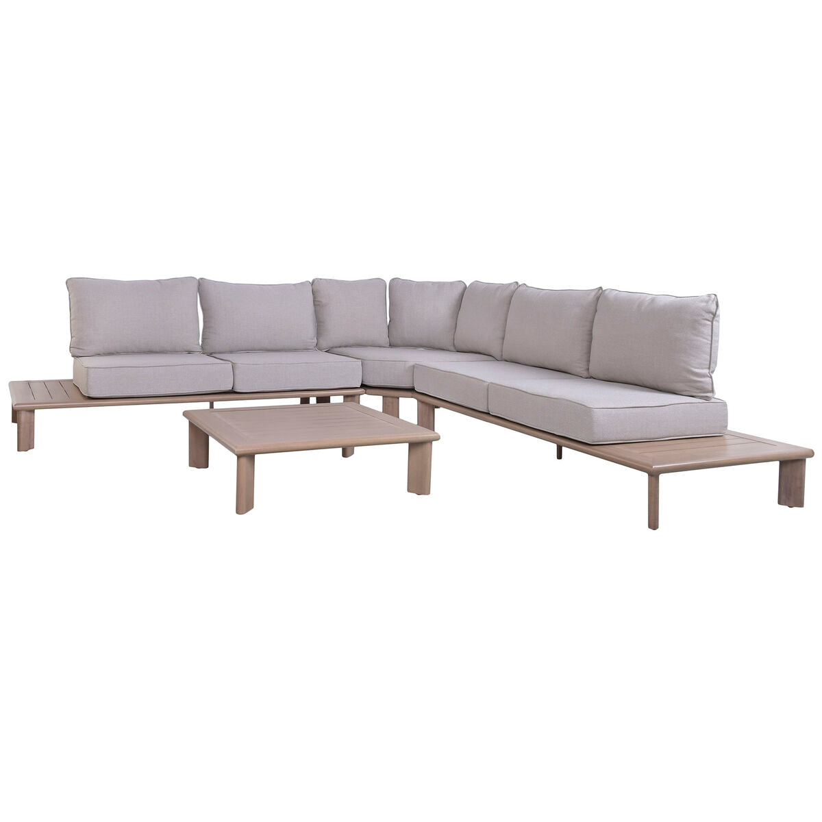 Trädgårdssoffa Home ESPRIT Brun 290 X 290 X 68 CM finns hos Nordekko