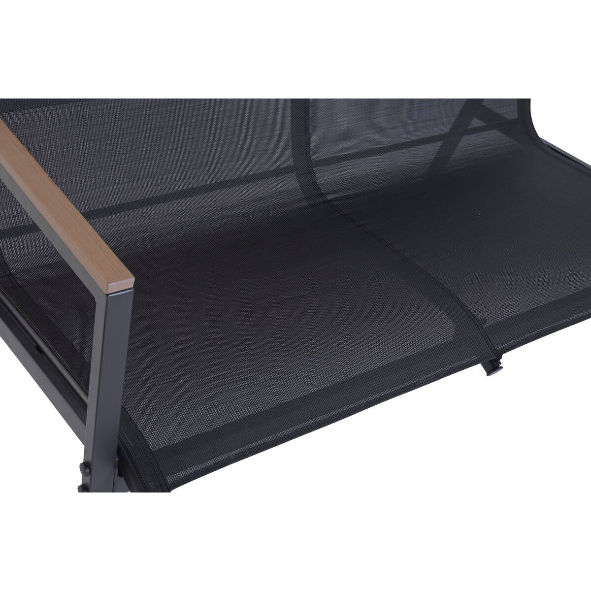 Trädgårdssoffa Home ESPRIT Svart Mörkgrå 119 X 70 X 64 CM finns hos Nordekko