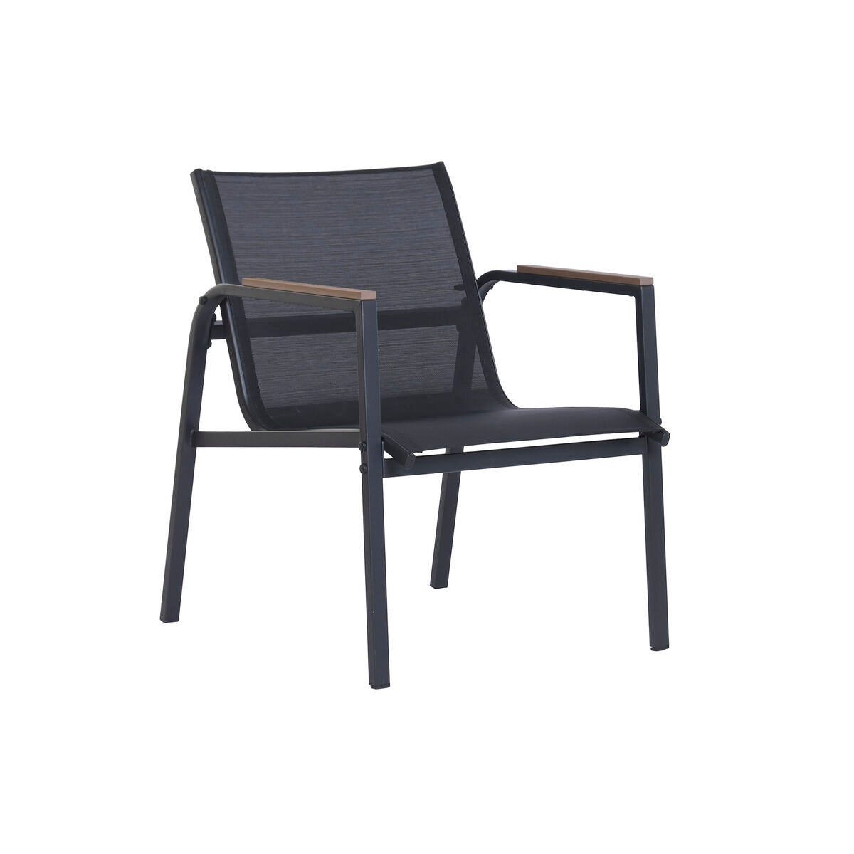 Trädgårdssoffa Home ESPRIT Svart Mörkgrå 119 X 70 X 64 CM finns hos Nordekko