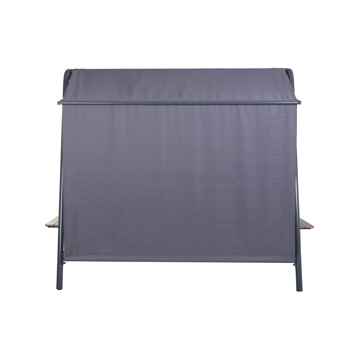 Bänk Home ESPRIT Brun Mörkgrå Stål Polywood 215 X 120 X 180 CM finns hos Nordekko
