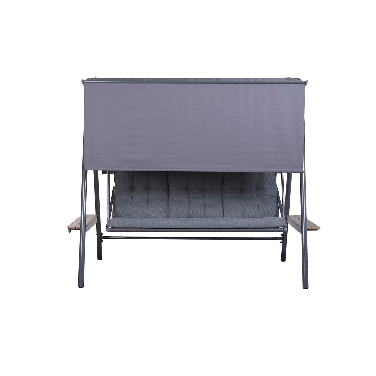Bänk Home ESPRIT Brun Mörkgrå Stål Polywood 215 X 120 X 180 CM finns hos Nordekko