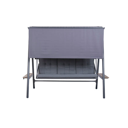 Bänk Home ESPRIT Brun Mörkgrå Stål Polywood 215 X 120 X 180 CM finns hos Nordekko