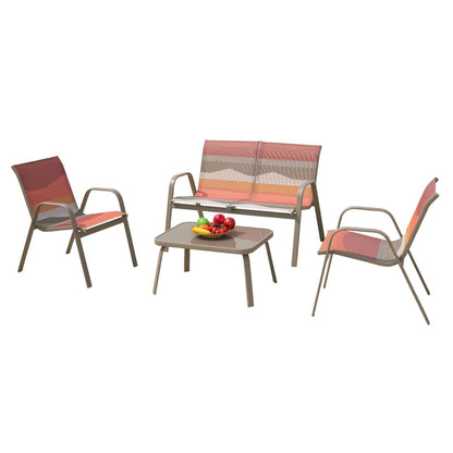 Trädgårdssoffa Home ESPRIT Grön Multicolour 112 X 71 X 85 CM finns hos Nordekko