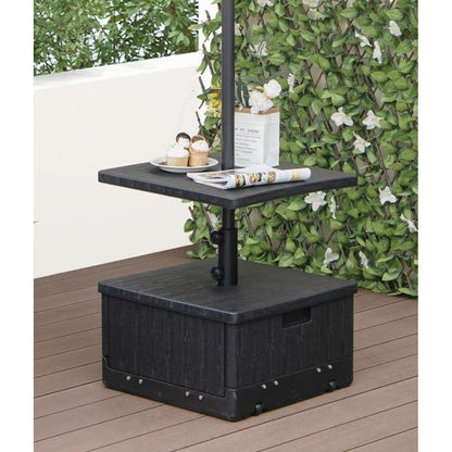 Parasollfot Home ESPRIT Svart 53 X 53 X 30 CM finns hos Nordekko