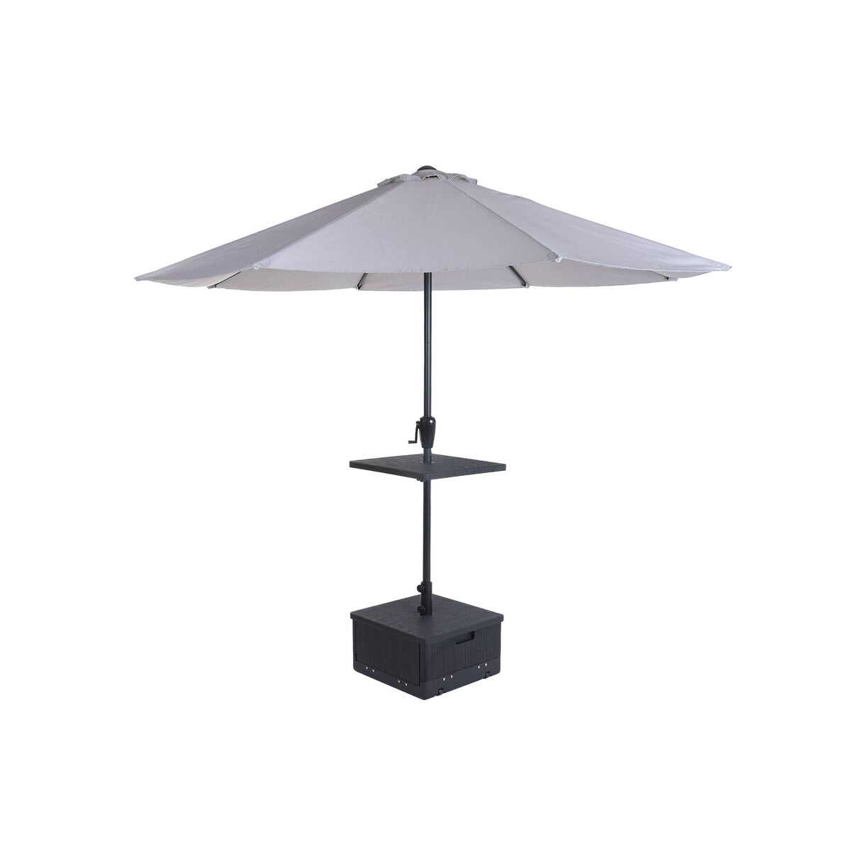 Parasollfot Home ESPRIT Svart 53 X 53 X 30 CM finns hos Nordekko
