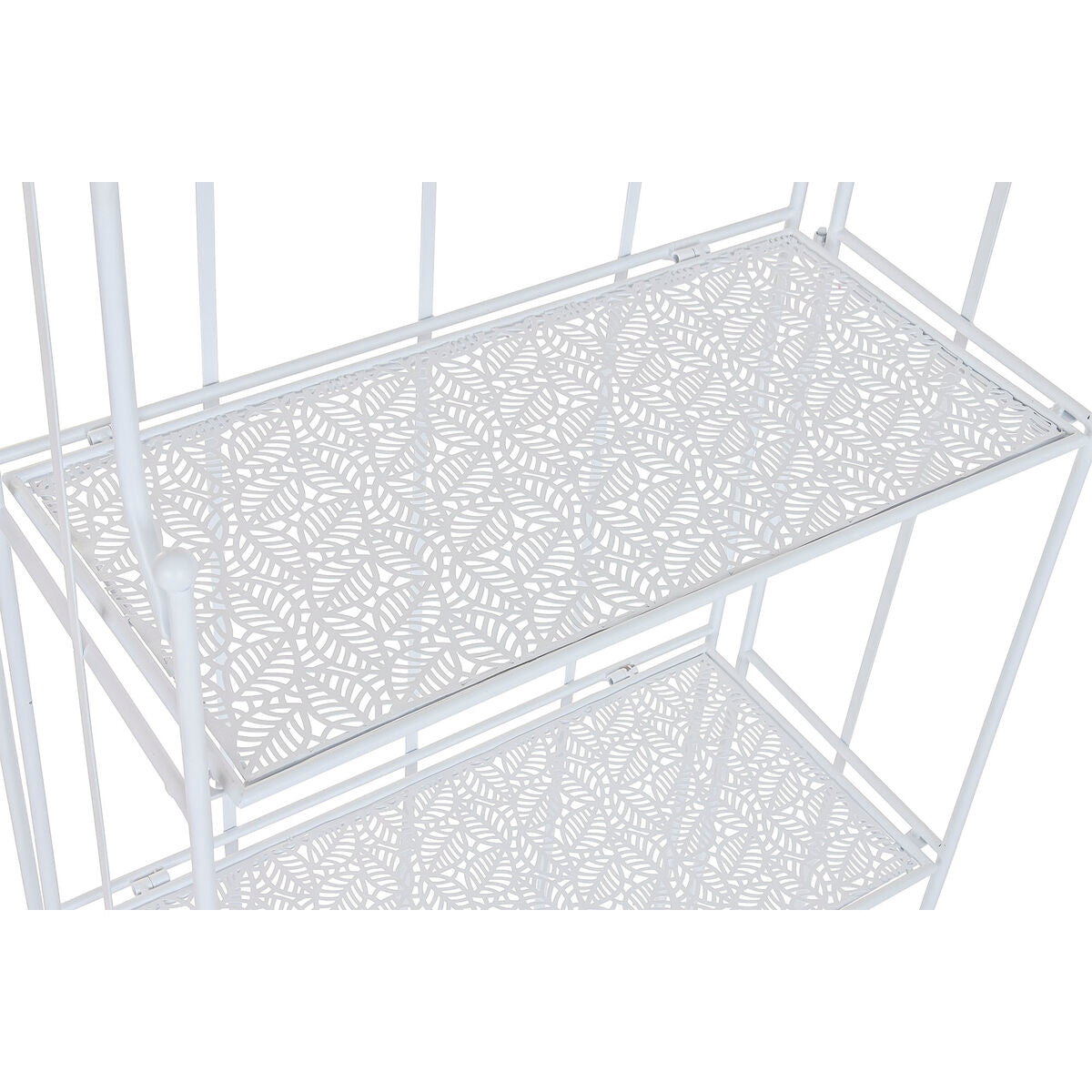Bokhylla Home ESPRIT Vit Järn 4 Hyllor 58 X 28 X 160 CM finns hos Nordekko