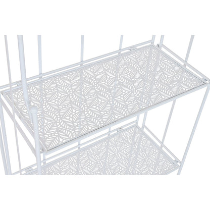 Bokhylla Home ESPRIT Vit Järn 4 Hyllor 58 X 28 X 160 CM finns hos Nordekko