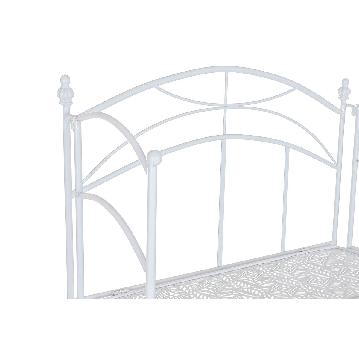 Bokhylla Home ESPRIT Vit Järn 4 Hyllor 58 X 28 X 160 CM finns hos Nordekko