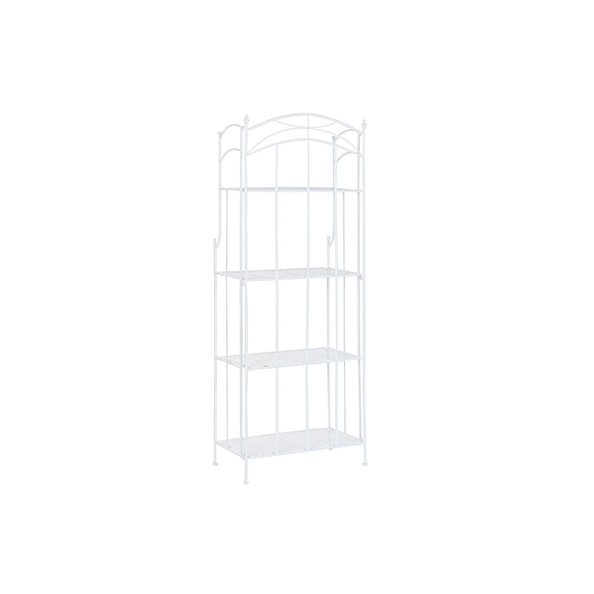 Bokhylla Home ESPRIT Vit Järn 4 Hyllor 58 X 28 X 160 CM finns hos Nordekko