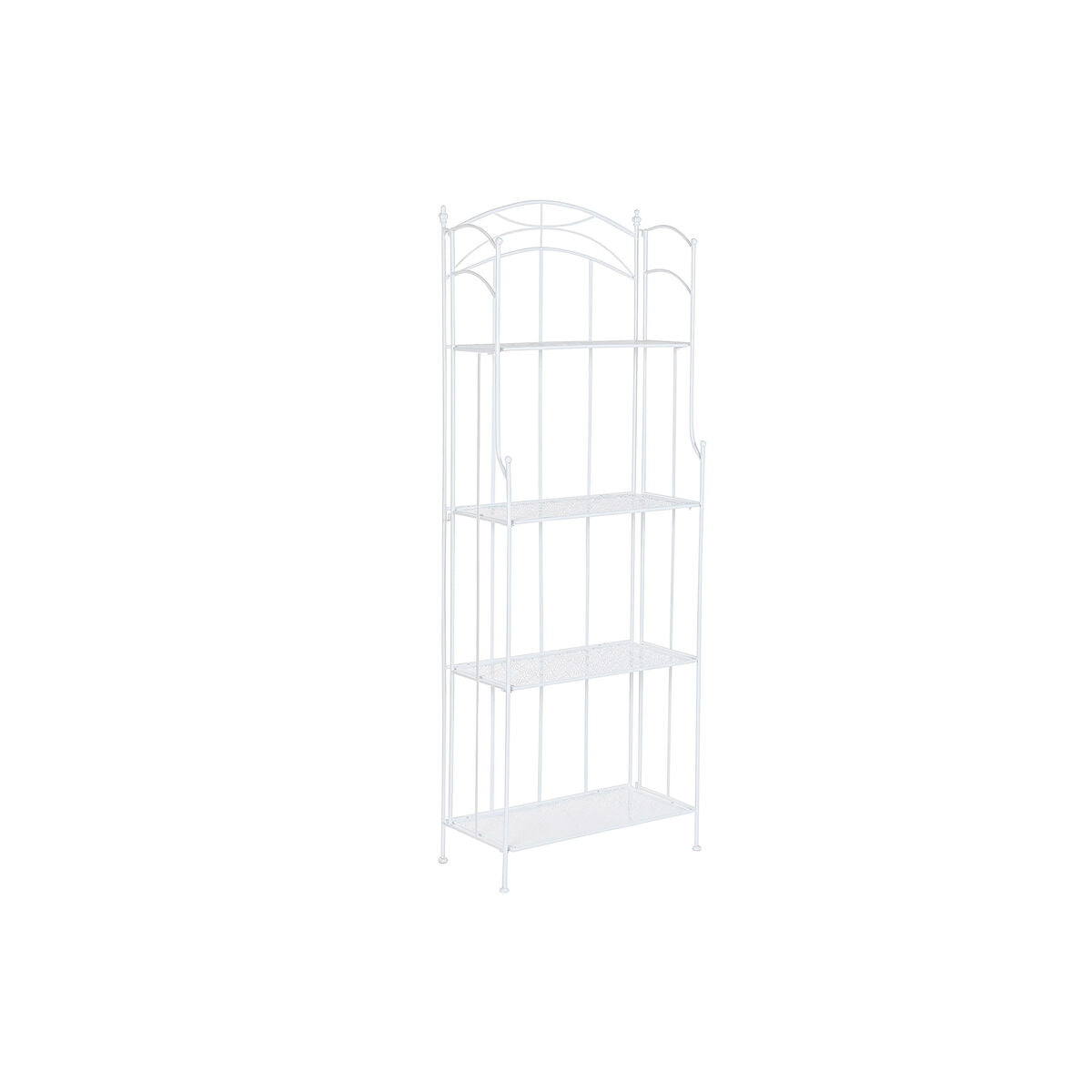 Bokhylla Home ESPRIT Vit Järn 4 Hyllor 58 X 28 X 160 CM finns hos Nordekko