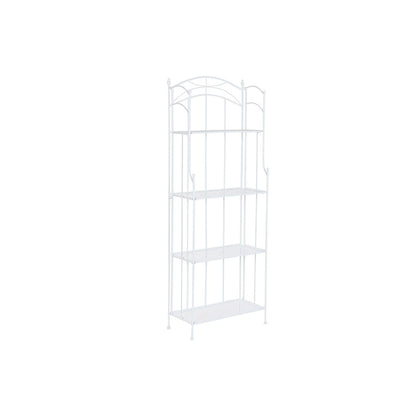 Bokhylla Home ESPRIT Vit Järn 4 Hyllor 58 X 28 X 160 CM finns hos Nordekko