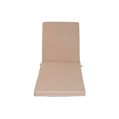 Dyna till solstol Home ESPRIT Vit Beige Trädgård 190 x 60 x 5 cm finns hos Nordekko