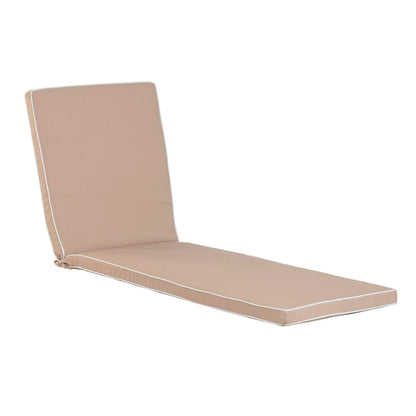 Dyna till solstol Home ESPRIT Vit Beige Trädgård 190 x 60 x 5 cm finns hos Nordekko