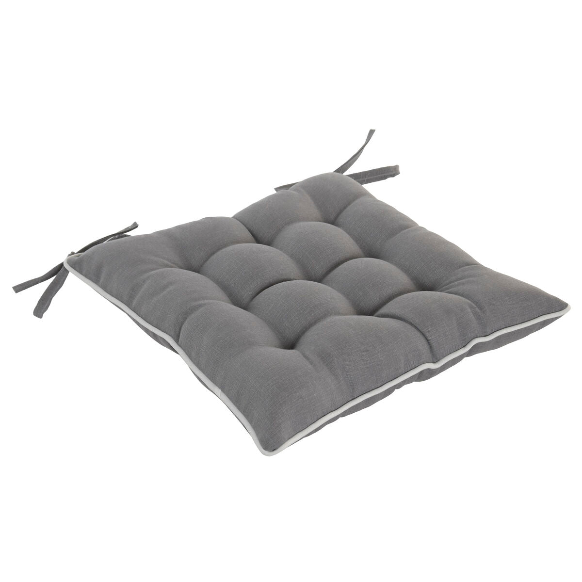 Kudde Home ESPRIT Vit Ljusgrå Trädgård 40 x 40 x 5 cm finns hos Nordekko