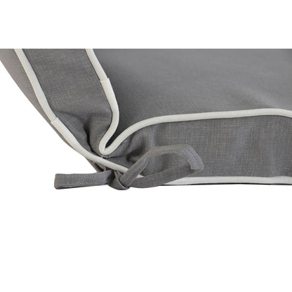 Dyna till solstol Home ESPRIT Vit Ljusgrå Trädgård 190 x 60 x 5 cm finns hos Nordekko