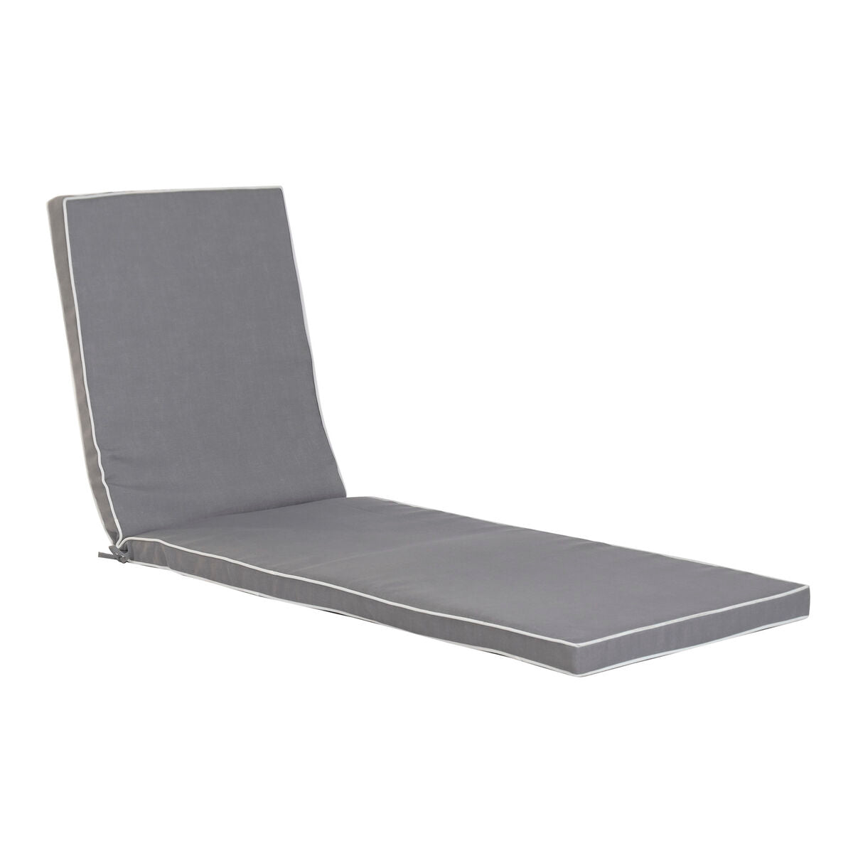 Dyna till solstol Home ESPRIT Vit Ljusgrå Trädgård 190 x 60 x 5 cm finns hos Nordekko