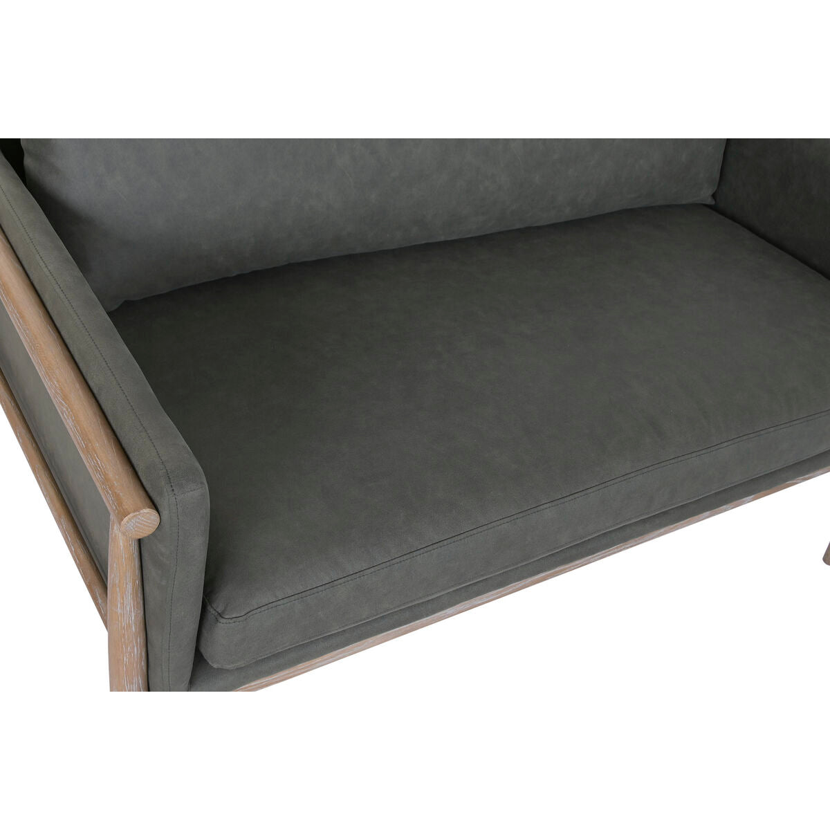 Soffa Home ESPRIT Brun Grön Urban Avskalad 126,5 X 75 X 82 CM finns hos Nordekko