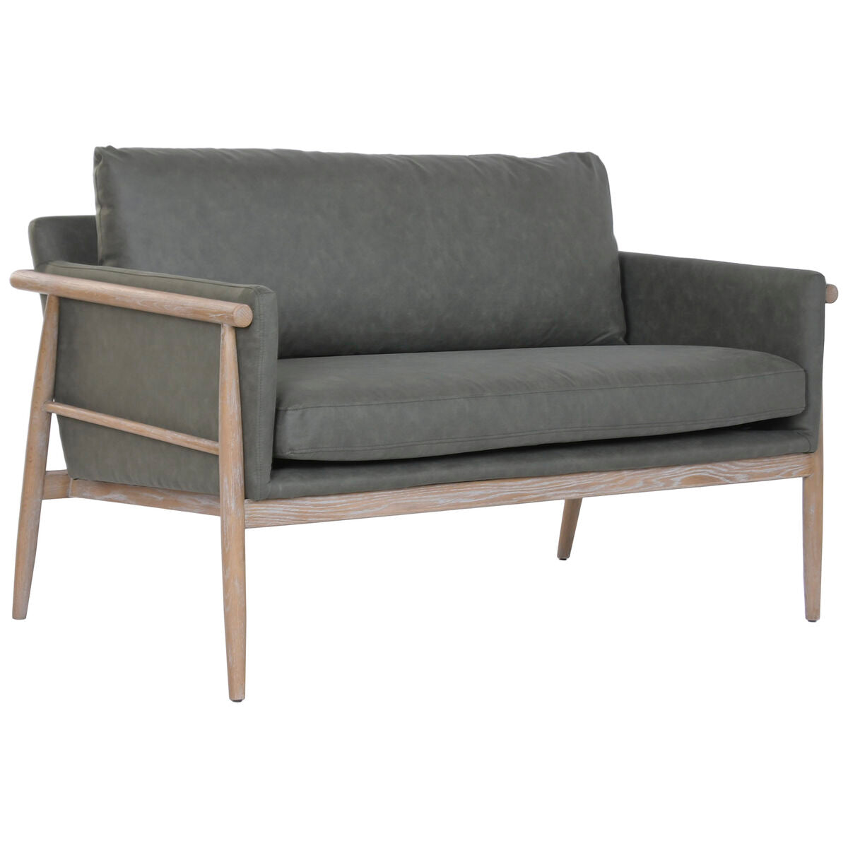 Soffa Home ESPRIT Brun Grön Urban Avskalad 126,5 X 75 X 82 CM finns hos Nordekko