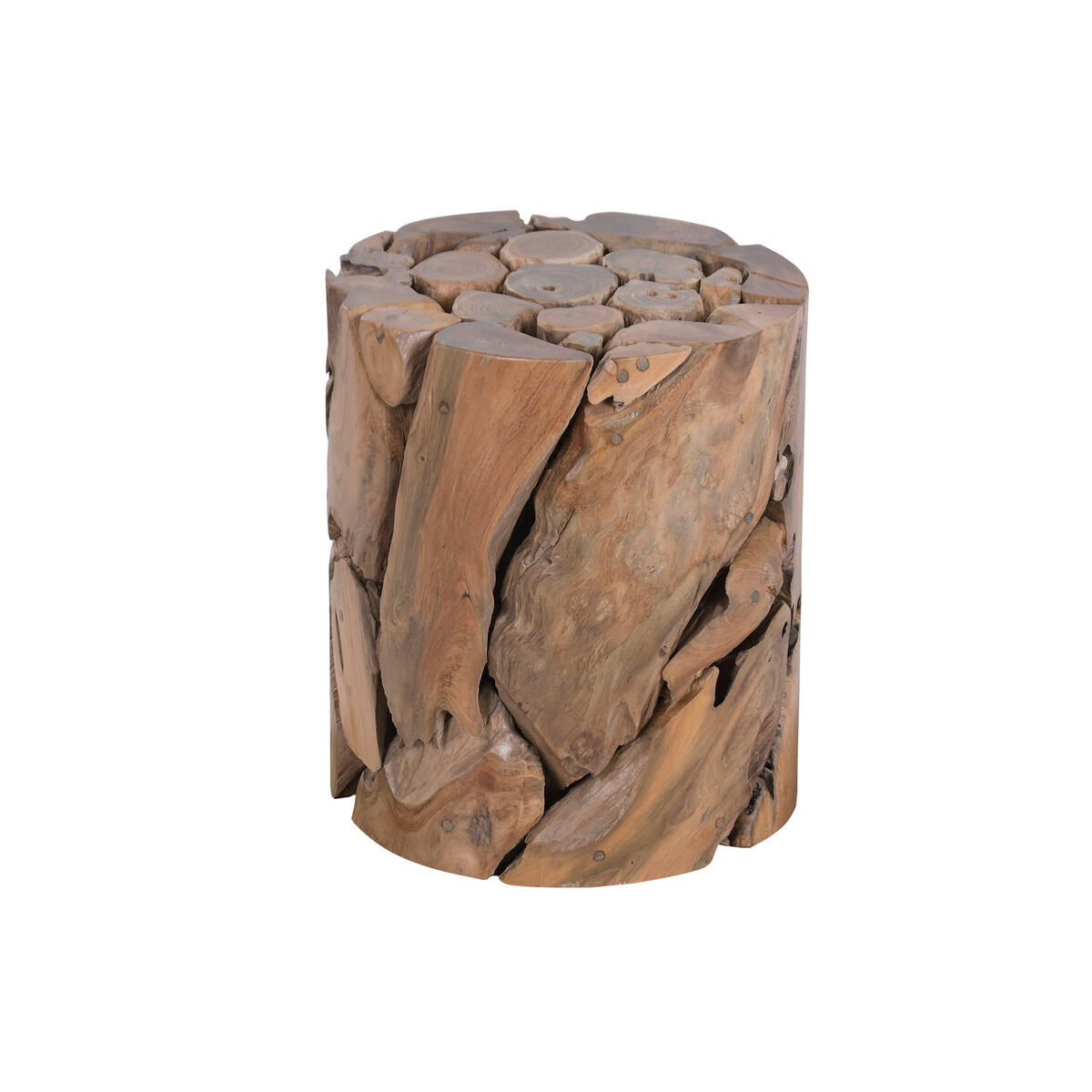Fotpall Home ESPRIT Brun 35 x 35 x 40 cm finns hos Nordekko