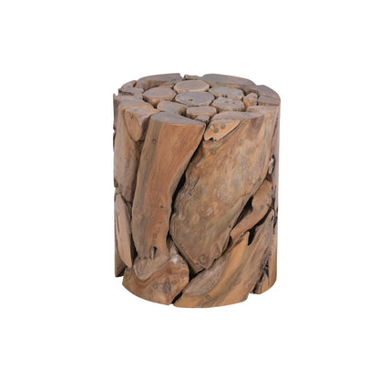 Fotpall Home ESPRIT Brun 35 x 35 x 40 cm finns hos Nordekko