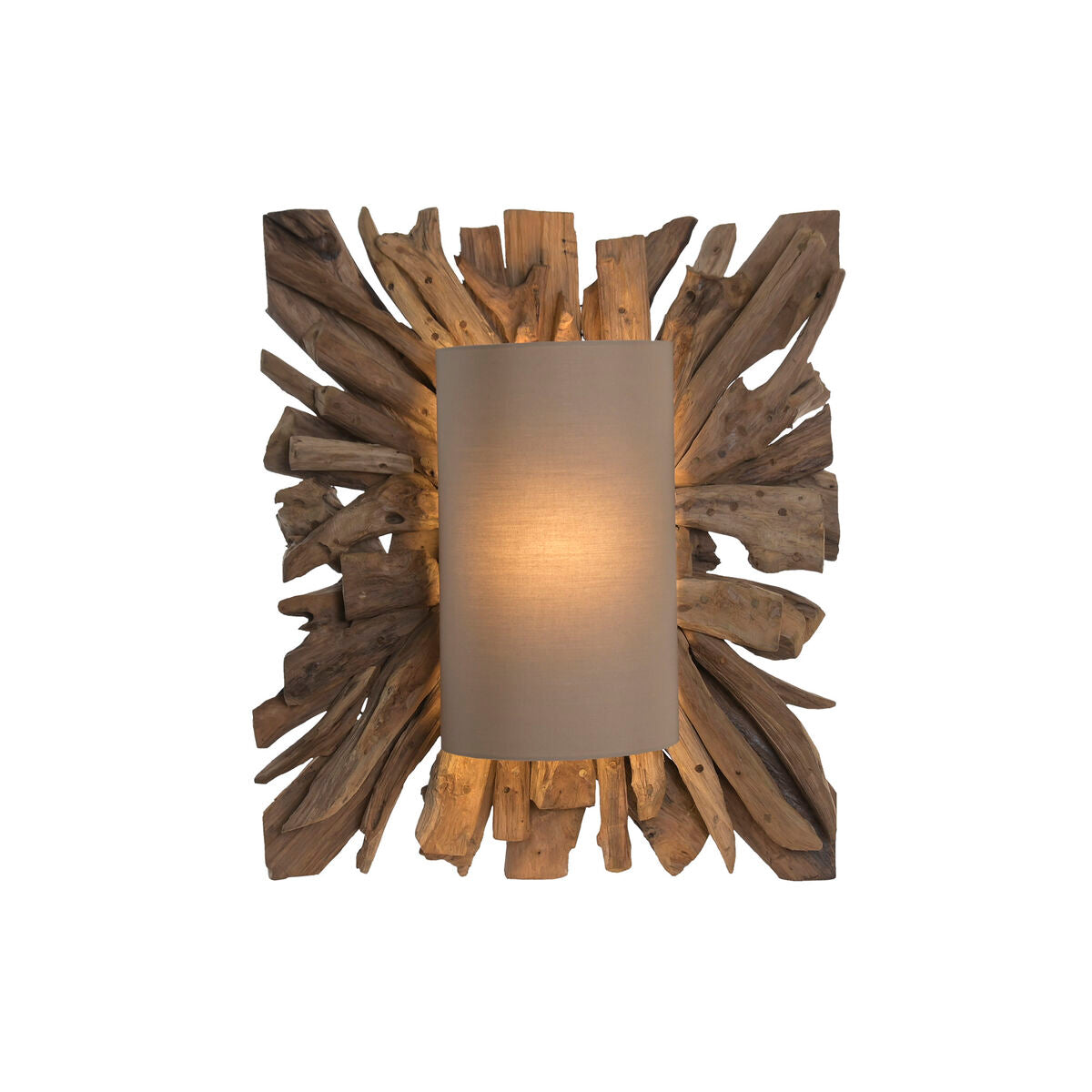 Vägglampa Home ESPRIT Brun Naturell 60 X 25 X 71,5 CM finns hos Nordekko