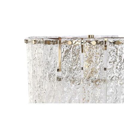 Golvlampa Home ESPRIT Transparent Gyllene 25 W 220 V 38 x 38 x 160 cm finns hos Nordekko