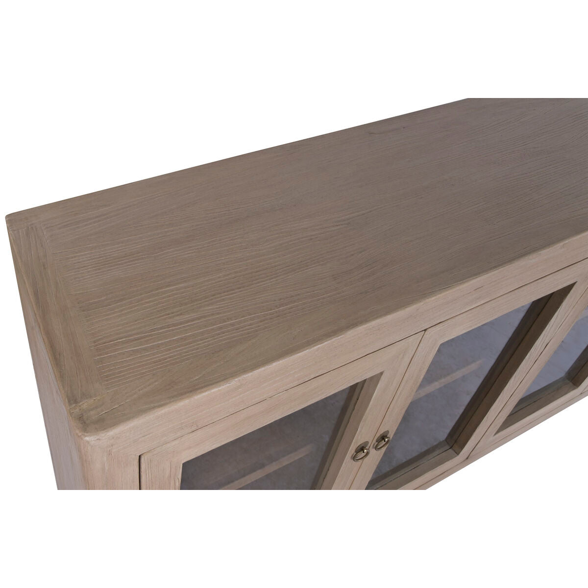 Skänk Home ESPRIT Naturell Glas Almträ 200 X 44 X 85 CM finns hos Nordekko