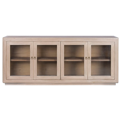 Skänk Home ESPRIT Naturell Glas Almträ 200 X 44 X 85 CM finns hos Nordekko