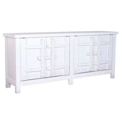 Skänk Home ESPRIT Vit Almträ 230 x 48 x 96 cm finns hos Nordekko