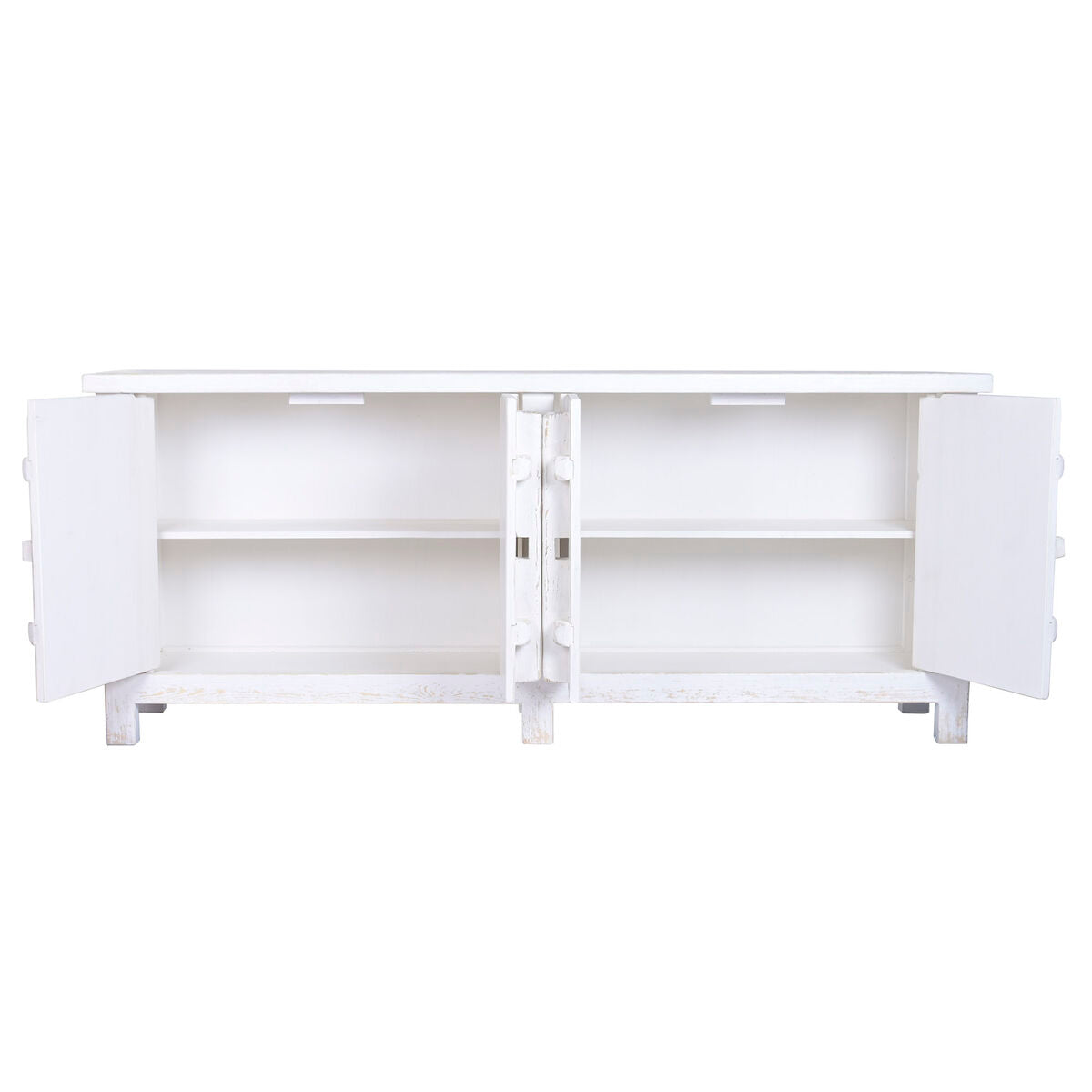 Skänk Home ESPRIT Vit Almträ 230 x 48 x 96 cm finns hos Nordekko