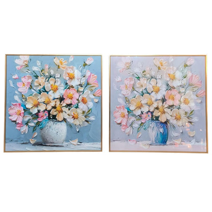 Tavla Home ESPRIT Shabby Chic Vas 60 x 3,5 x 60 cm (2 antal) finns hos Nordekko