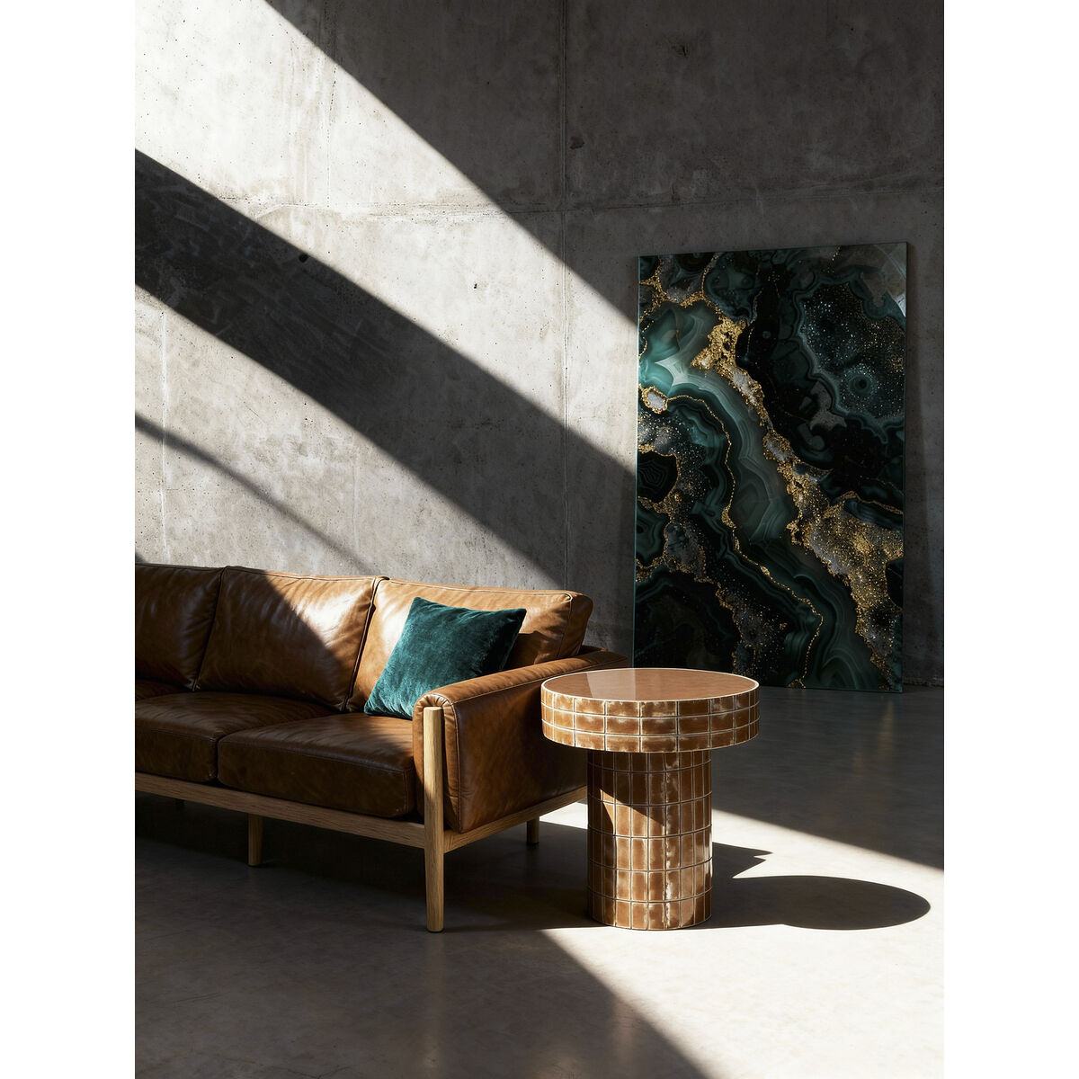 Tavla Home ESPRIT Grön Modern 80 x 0,4 x 120 cm finns hos Nordekko