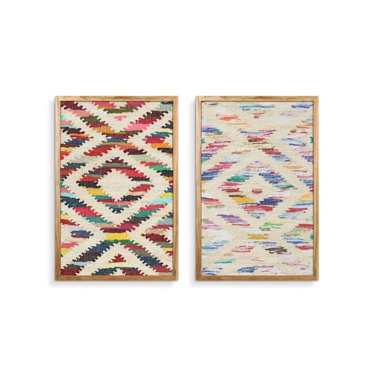 Tavla Home ESPRIT Boho Med relief 60 x 3 x 90 cm (2 antal) finns hos Nordekko