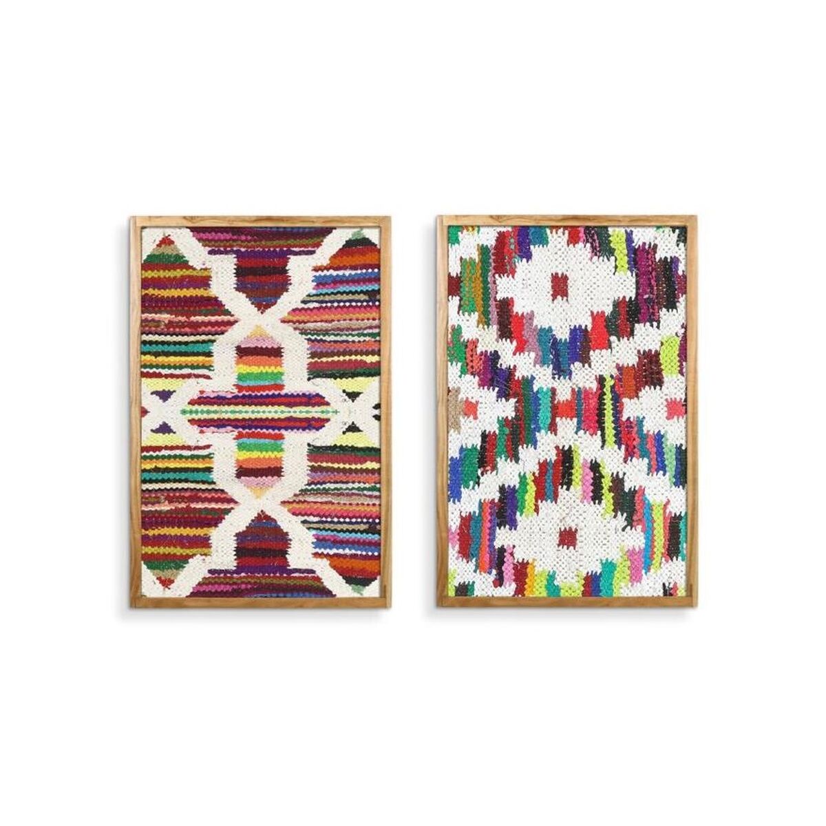 Tavla Home ESPRIT Boho Med relief 40 x 3 x 60 cm (2 antal) finns hos Nordekko