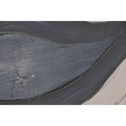 Tavla Home ESPRIT Blå Vit Abstrakt Modern 82,5 x 4,5 x 122,5 cm (2 antal) finns hos Nordekko