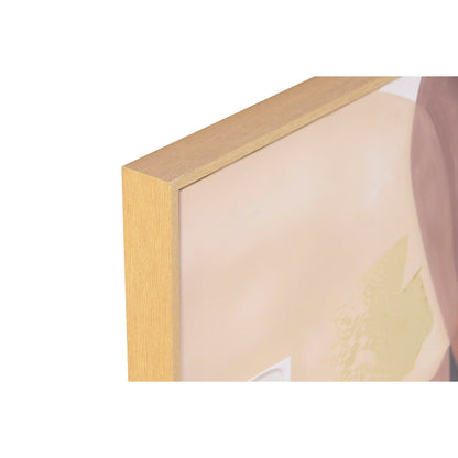 Tavla Home ESPRIT Brun Beige Abstrakt Med relief Urban 140 x 4 x 100 cm (2 antal) finns hos Nordekko