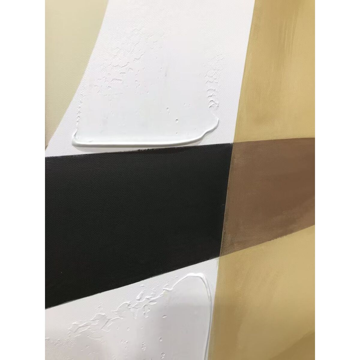 Tavla Home ESPRIT Brun Beige Abstrakt Med relief Urban 140 x 4 x 100 cm (2 antal) finns hos Nordekko