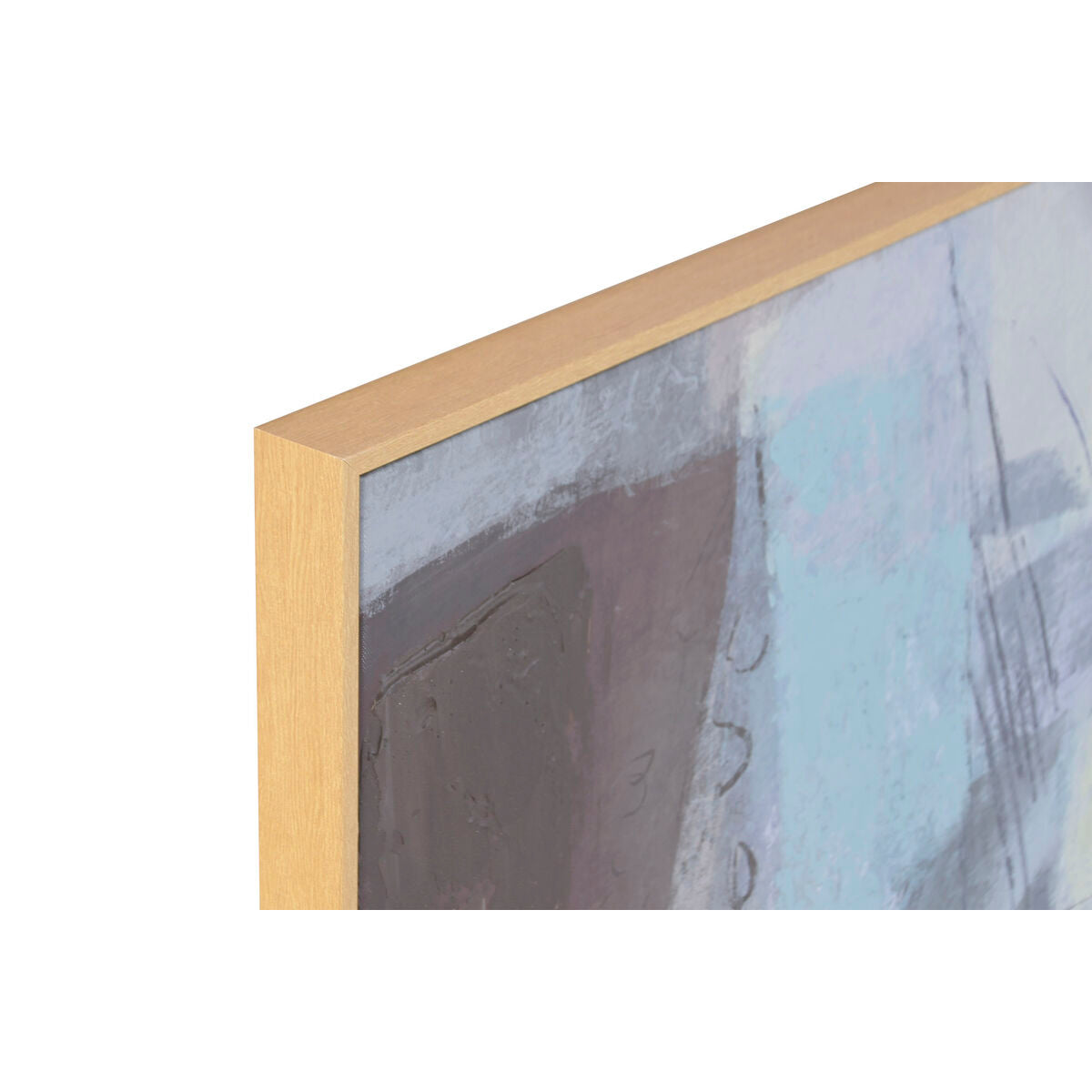 Tavla Home ESPRIT Marinblå Abstrakt Modern Med relief 140 x 4 x 100 cm (2 antal) finns hos Nordekko