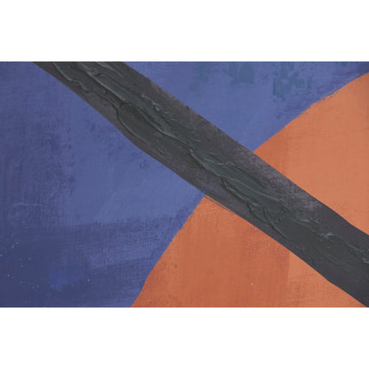 Tavla Home ESPRIT Blå Orange Modern Med relief Urban 90 x 4 x 120 cm (2 antal) finns hos Nordekko