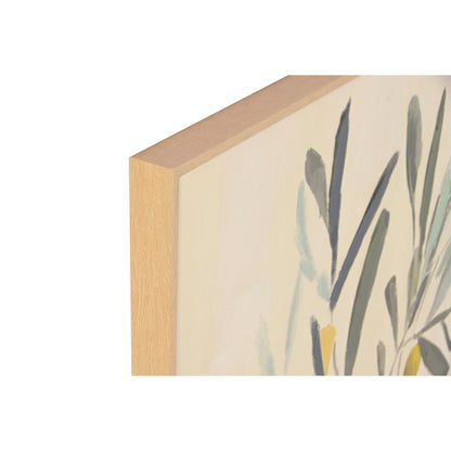 Tavla Home ESPRIT Grön Beige Medelhavs Med relief 100 x 4 x 100 cm (2 antal) finns hos Nordekko