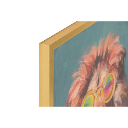 Tavla Home ESPRIT Beige Rosa Virágok Lejonet Modern 63 x 3 x 93 cm (2 antal) finns hos Nordekko