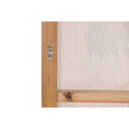 Tavla Home ESPRIT Vit Beige Virágok Traditionell (2 antal) finns hos Nordekko