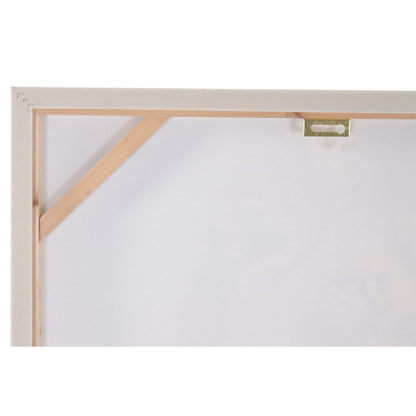 Tavla Home ESPRIT Himmelsblå Lejonet Urban Lackad 62 x 3,5 x 92 cm (2 antal) finns hos Nordekko