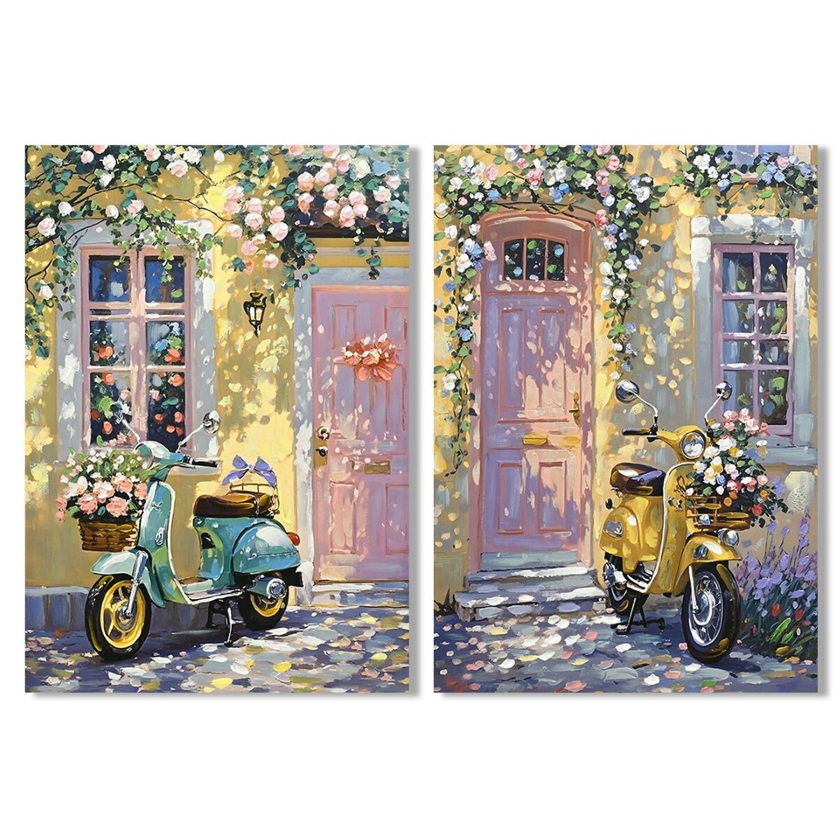 Tavla Home ESPRIT Shabby Chic 70 x 3 x 100 cm (2 antal) finns hos Nordekko